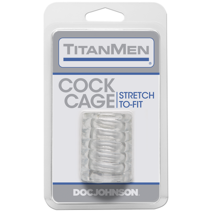 Titanmen Cock Cage Clear