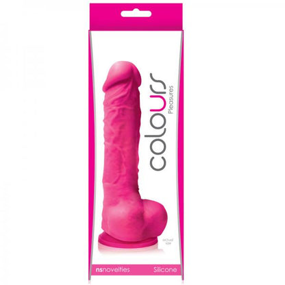 Colours Pleasures Silicone Dong Pink 5 Inches