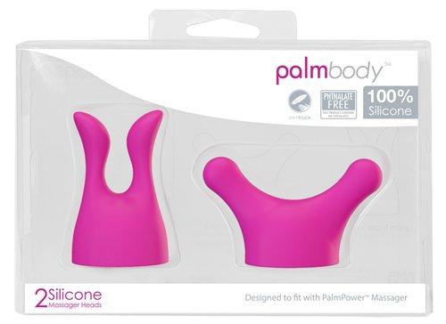 Palm Power Massager Heads Body 2 Pack Pink