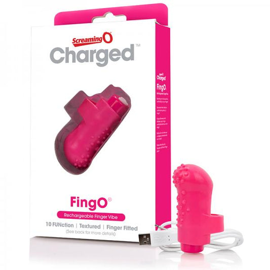 Screaming O Charged Fingo Vooom Mini Vibe - Pink