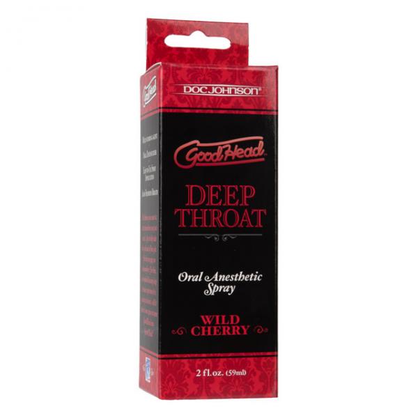 Goodhead Deep Throat Oral Anesthetic Spray Wild Cherry 2oz