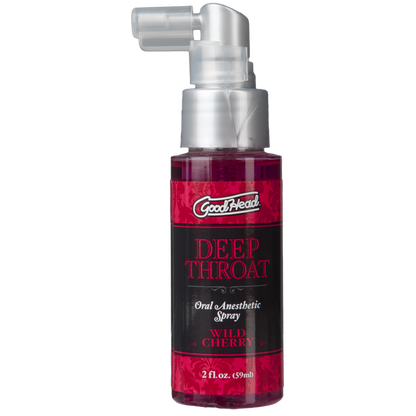 Goodhead Deep Throat Oral Anesthetic Spray Wild Cherry 2oz