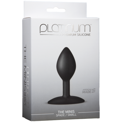 Platinum Premium Silicone The Minis Spade Small Black