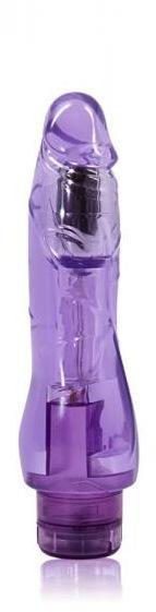 Fantasy Vibe 8.5 inches Vibrating Dildo Purple