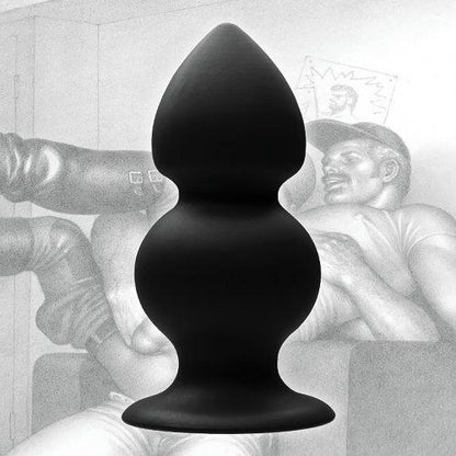 Tom Of Finland Weighted Silicone Anal Plug Black