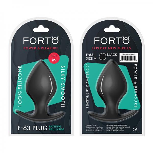 Forto F-63: Rattler Spade Med Black